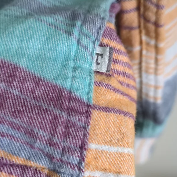 Toad & Co. Lightfoot Long Sleeve Shirt Lightweight Flannel Multi Colour Size M - Picture 3 of 6